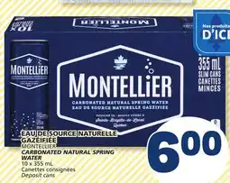 Marché Bonichoix MONTELLIER CARBONATED NATURAL SPRING WATER offer