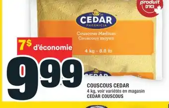 Super C COUSCOUS CEDAR | CEDAR COUSCOUS offer