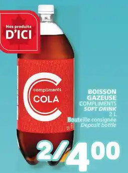 Marché Bonichoix COMPLIMENTS SOFT DRINK offer