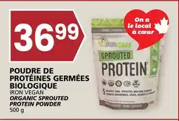 Rachelle-Bery Grocery BIOLOGIQUE IRON VEGAN ORGANIC SPROUTED PROTEIN POWDER offer