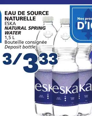 Marché Bonichoix ESKA NATURAL SPRING WATER offer