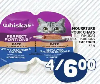 Marché Bonichoix WHISKAS PERFECT PORTIONS CAT FOOD offer