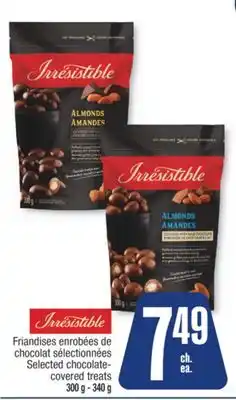 Jean Coutu IRRESISTIBLES Selected chocolate- covered treats offer