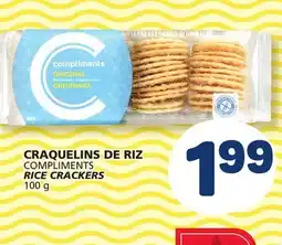 Marché Bonichoix COMPLIMENTS RICE CRACKERS offer