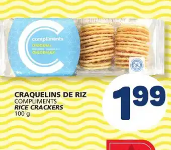 Marché Bonichoix COMPLIMENTS RICE CRACKERS offer