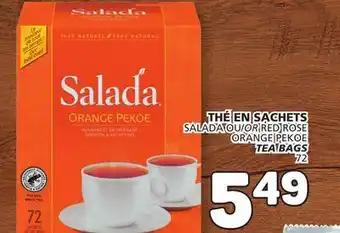 Marché Bonichoix SALADA OR RED ROSE ORANGE PEKOE TEA BAGS offer