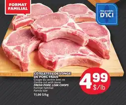 Marché Bonichoix FRESH PORK LOIN CHOPS offer