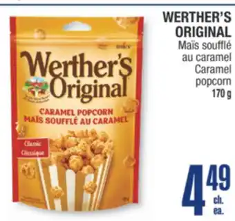 Jean Coutu WERTHER'S ORIGINAL Caramel popcorn offer