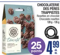 Jean Coutu CHOCOLATERIE DES PÈRES TRAPPISTES Rosettes en chocolat offer