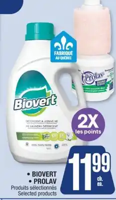 Jean Coutu BIOVERT, PROLAV Selected products offer