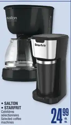 Jean Coutu SALTON, STARFRIT Selected coffee machines offer