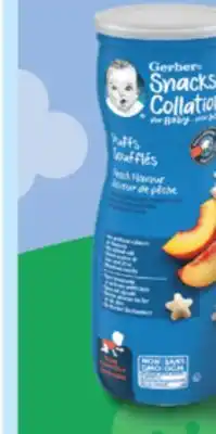 Jean Coutu GERBER SNACKS offer