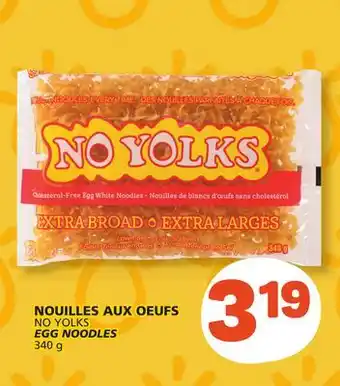 Marché Bonichoix NO YOLKS EGG NOODLES offer