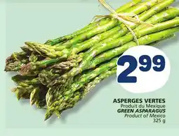 Marché Bonichoix GREEN ASPARAGUS offer