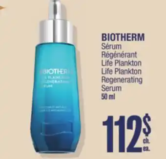 Jean Coutu BIOTHERM Life Plankton Regenerating Serum offer