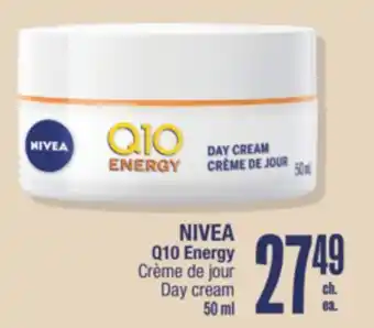 Jean Coutu NIVEA Q10 Energy Day cream offer