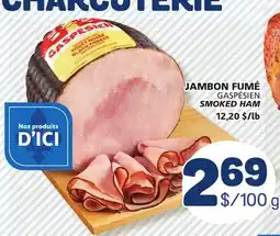 Marché Bonichoix GASPÉSIEN SMOKED HAM offer