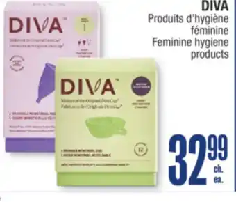 Jean Coutu DIVA Feminine hygiene products offer