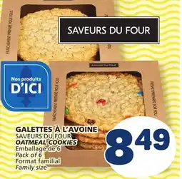 Marché Bonichoix SAVEURS DU FOUR OATMEAL COOKIES offer