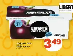 Marché Bonichoix LIBERTÉ GREEK YOGURT offer