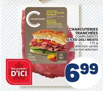 Marché Bonichoix COMPLIMENTS SLICED DELI MEATS offer