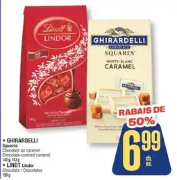 Jean Coutu GHIRARDELLI Squares, LINDT Lindor Selected products offer