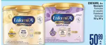 Jean Coutu ENFAMIL A+ Neuropro Powdered formulas offer