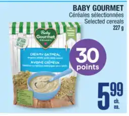 Jean Coutu BABY GOURMET Selected cereals offer