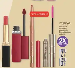 Jean Coutu L'ORÉAL PARIS Selected makeup products offer