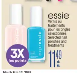 Jean Coutu ESSIE Selected nail polishes and treatments offer