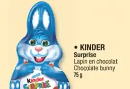 Jean Coutu KINDER Surprise Chocolate bunny offer