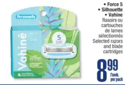 Jean Coutu PERSONNELLE Selected razors and blade cartridges offer