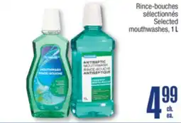 Jean Coutu Personnelle Selected mouthwashes offer