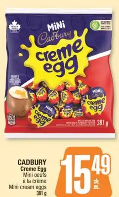 Jean Coutu CADBURY Creme Egg Mini cream eggs offer