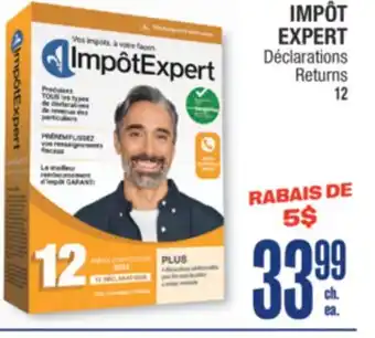 Jean Coutu IMPÔT EXPERT Returns offer