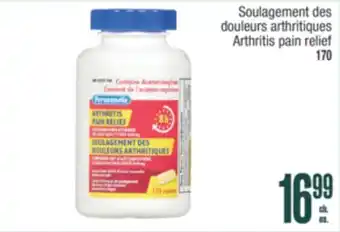 Jean Coutu Personnelle Arthritis pain relief offer