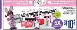 Jean Coutu ENERGIZER Max Alkaline batteries offer