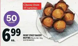 Metro Front street bakery muffins offer