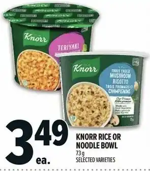 Metro Knorr rice or noodle bowl offer