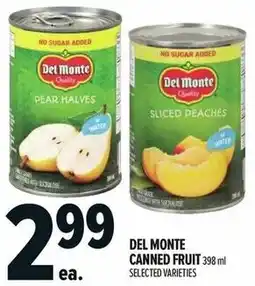 Metro Del monte canned fruit offer