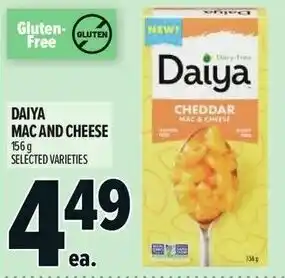 Metro Daiya mac and cheese offer