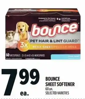 Metro Bounce sheet softener offer