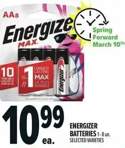 Metro Energizer batteries offer