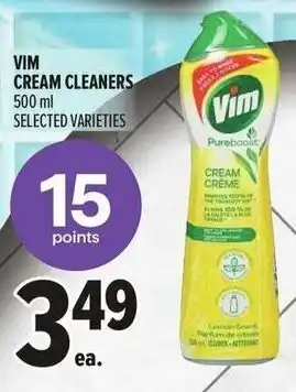 Metro Vim cream cleaners offer