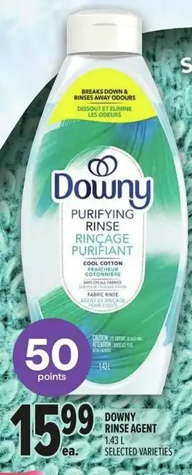 Metro Downy rinse agent offer