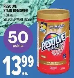 Metro Resolve stain remover offer