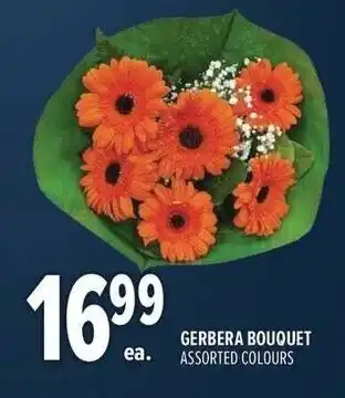 Metro Gerbera bouquet assorted colours offer