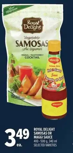 Metro Royal delight samosas or maggi sauce offer