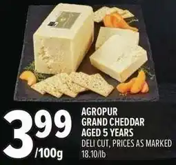 Metro Agropur grand cheddar aged 5 years offer