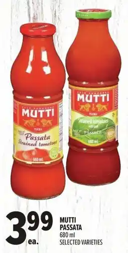 Metro Mutti passata offer